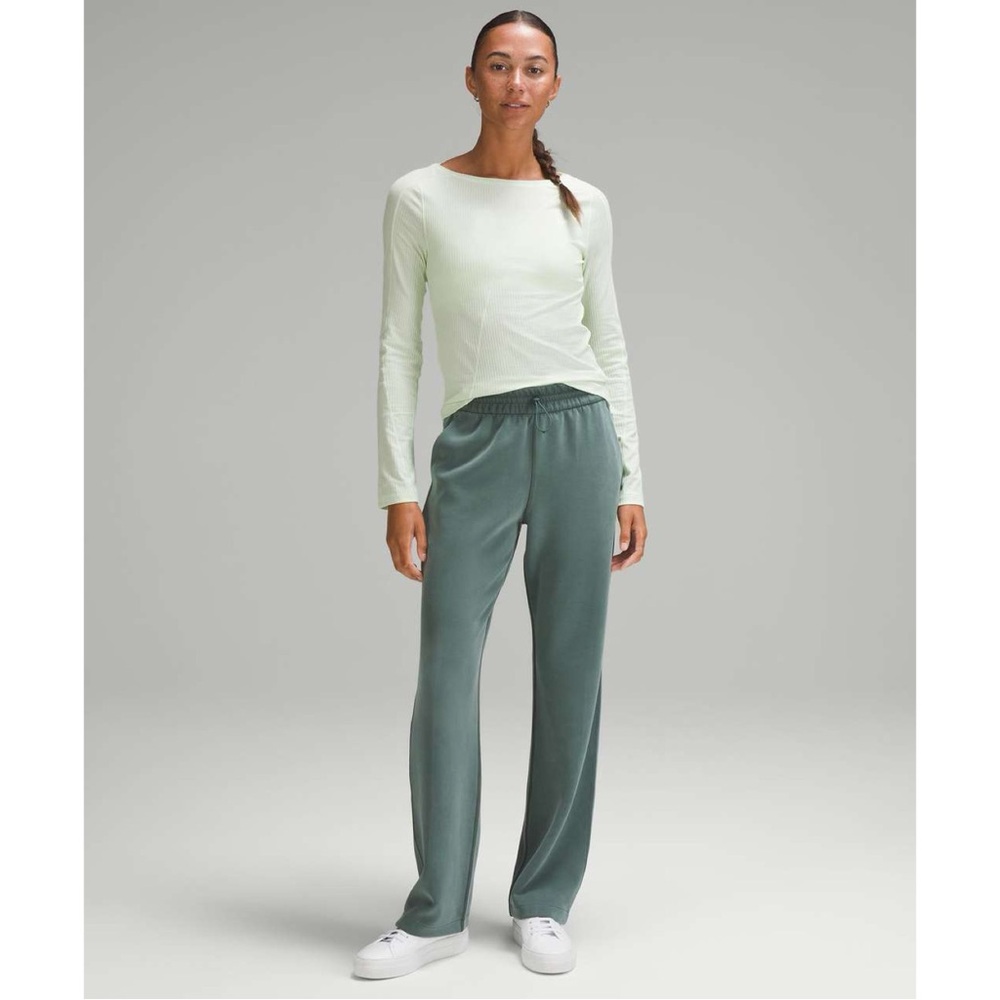 Lululemon Softstreme High-Rise Pant Full Length Dark Forest 4 31”
